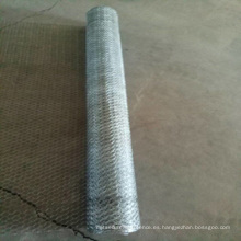 Malla de alambre hexagonal galvanizada revestida del PVC del 1/2 de la pulgada / malla de alambre del pollo